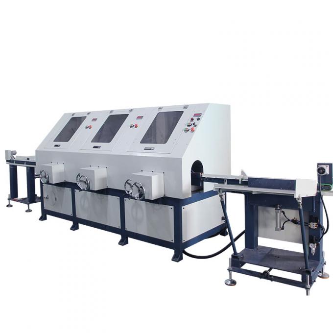 4 Heads Square Stainless Steel Tube Polishing Machine High Efficiency 5