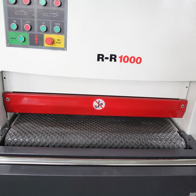 Durable High Efficient Dry Grinding Rr1000mm Metal Parts Surface Deburring Sheet Metal Buffing Drawing Machine For Metal 7