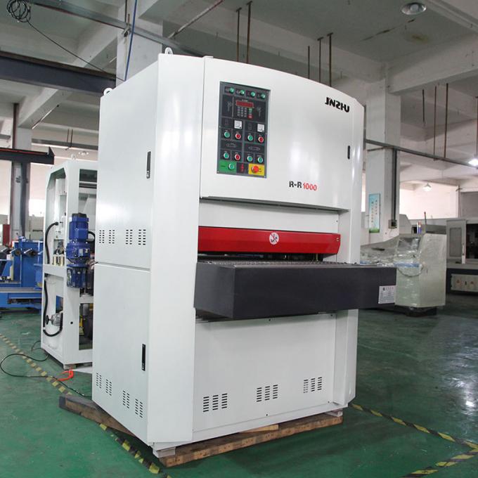 Durable High Efficient Dry Grinding Rr1000mm Metal Parts Surface Deburring Sheet Metal Buffing Drawing Machine For Metal 9