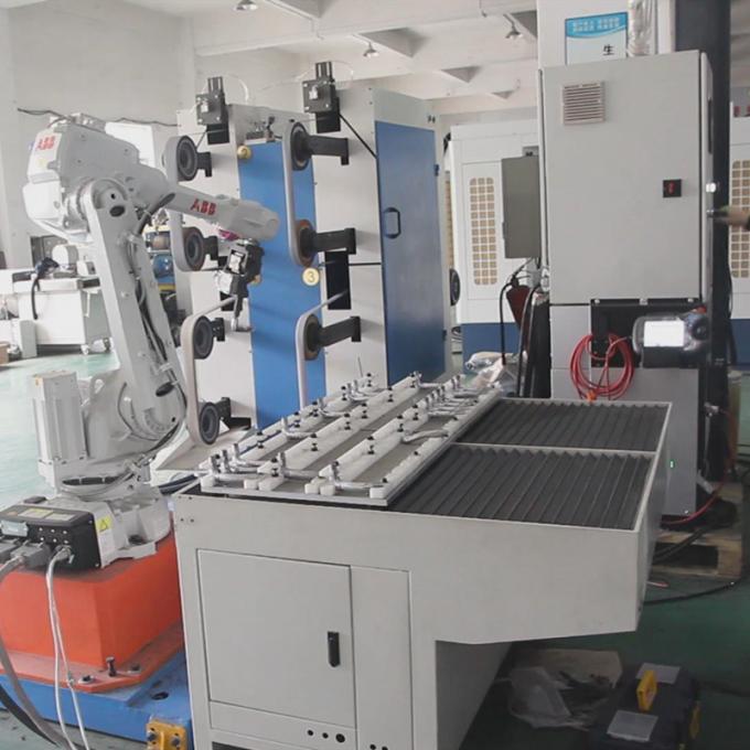 Bathroom Products Handling Industrial Operate Cnc Six Axis Robotic Arm Automatic Polishing Robot Machine 12