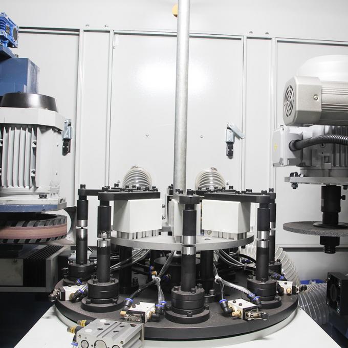 High Speed Industrial Automatic Metal Surface Stainless Steel Cup Mirror 2 Head Rotary Polishing Machine 7