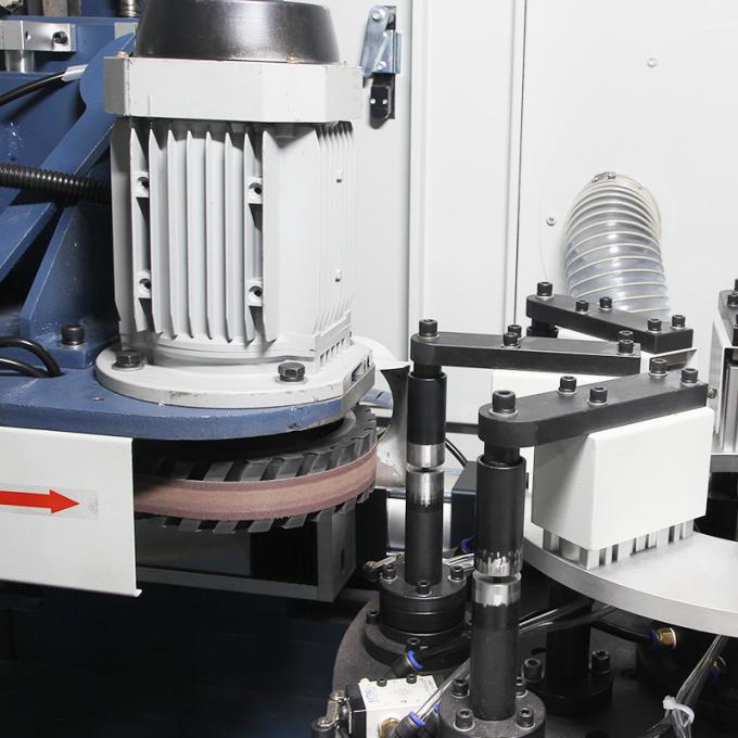 High Speed Industrial Automatic Metal Surface Stainless Steel Cup Mirror 2 Head Rotary Polishing Machine 9