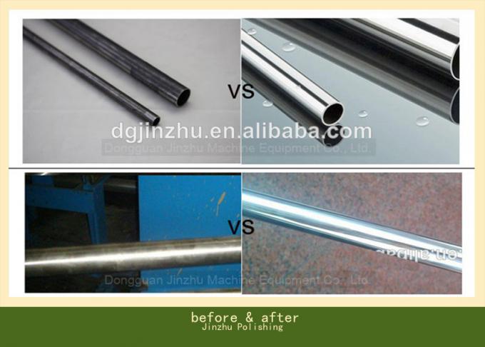 8k Mirror Hairline Wire Drawing Finishing Automatic Metal Pipe / Tube Square / Round Polishing Machine For Surface Finishing 5