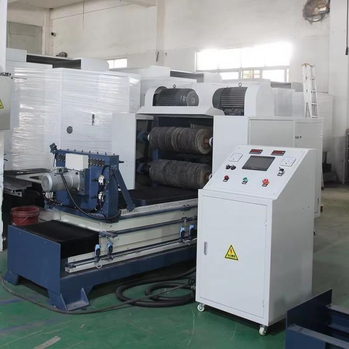 8k Mirror Hairline Wire Drawing Finishing Automatic Metal Pipe / Tube Square / Round Polishing Machine For Surface Finishing 8