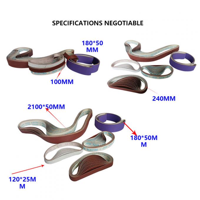 Aluminum Oxide Mental Abrasive Belt Grinding Sanding Polishing 3