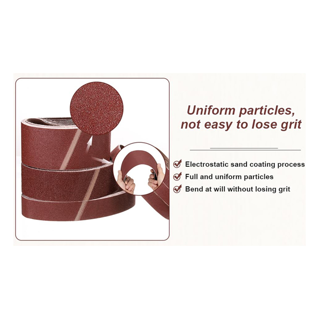 Aluminum Oxide Mental Abrasive Belt Grinding Sanding Polishing 11