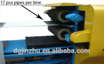 Efficient Stainless Steel Pipe Polishing Machine , Automatic Steel Buffing Machine