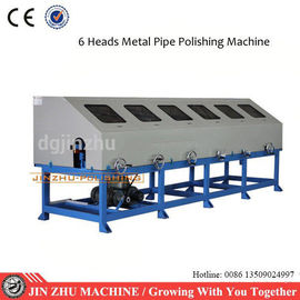Automated Ss Pipe Polishing Machine Low Noise Level Vibration With Six Heads