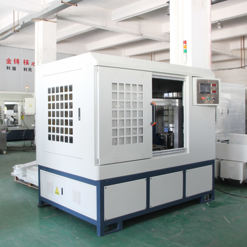 2 Grinding Heads Rotary Buffing Machine For Metal SS Round Cover Cylinder Mirror