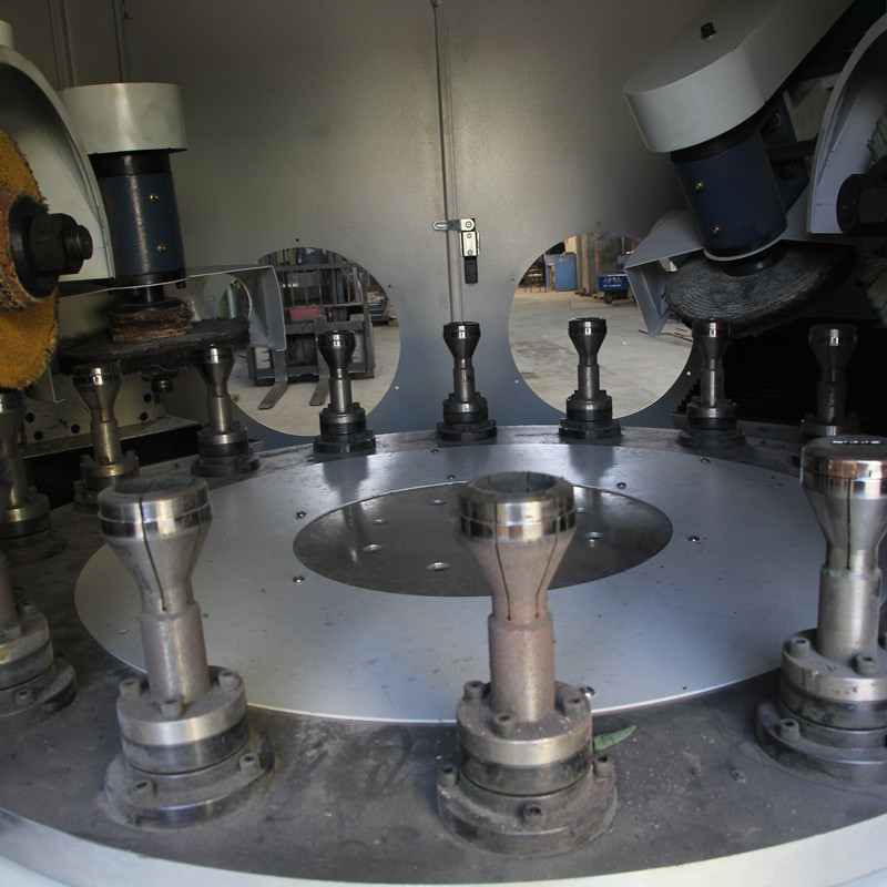 6 Grinding Head Automatic Polishing Machine Rotary Table For Dome Product Metal