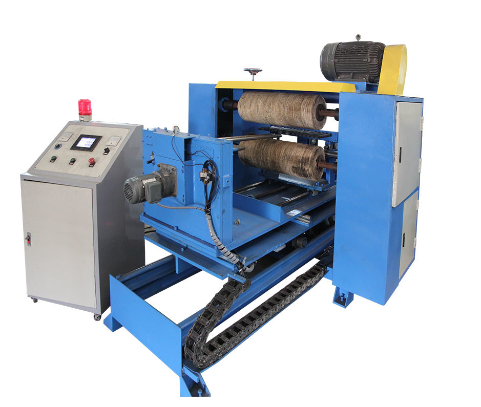 Double Sided Sheet PLC Polishing Machine AC 220V For Stainless Steel Square Tube