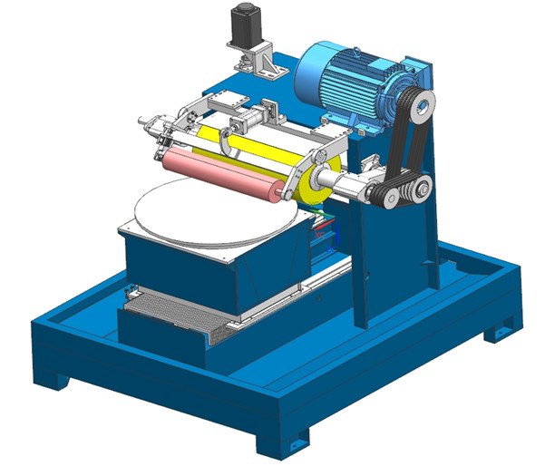 Mirror Flat Sheet Polishing Buffing Machine 3.7kW For Tools And Plate Kitchenware