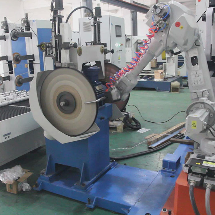 Fully Automatic Grinding Polishing Machine ABB Robotic Arm With For Mirror Or Hairline