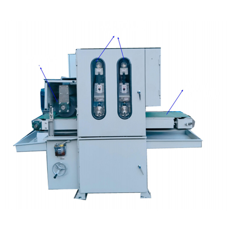 1.5KW Vacuum Motor Power Metal Finishing Machine 60mm With 5.5KW Swing Motor Power