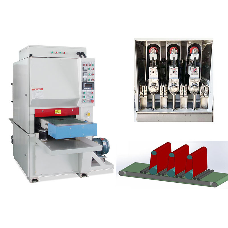 Rotating Motor Power 5.5KW Metal Sander Machine 150mm 400mm Maximum Working Width