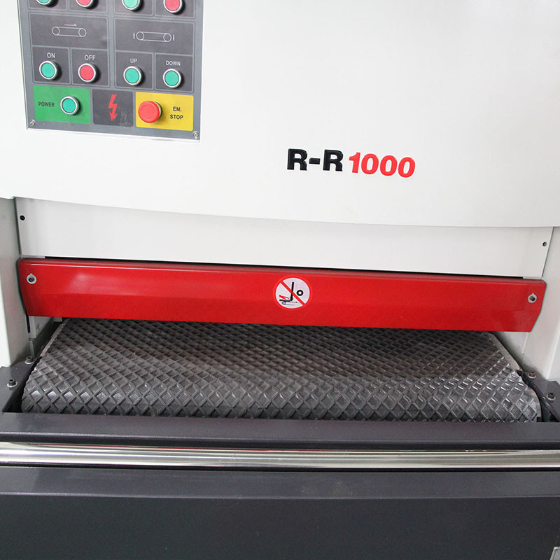 Sand Belt Automatic Rr1000mm Wide Working Sheet Metal Sanding Deburring Machine Belt Polishing