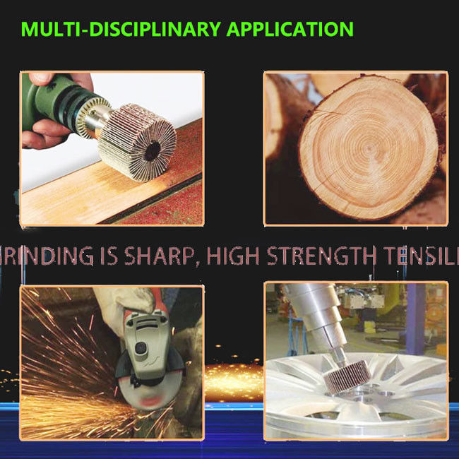 Sales Sanding 60/80/120/240 Grits Abrasive Flap Wheel Aluminum Oxide Flap Wheel for Polishing and Grinding