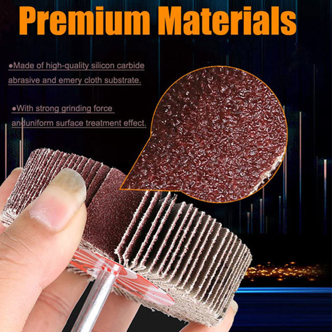 Sales Sanding 60/80/120/240 Grits Abrasive Flap Wheel Aluminum Oxide Flap Wheel for Polishing and Grinding
