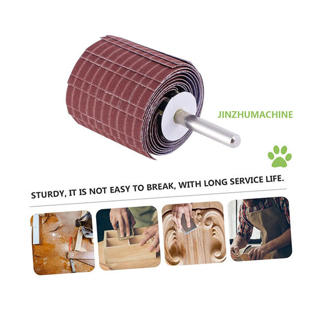 Polishing Consumables Durable Flap Wheels Emery Cloth 250*50 Mm Grit 240 Abrasive Wire Flap Wheel for Grinding Polishing