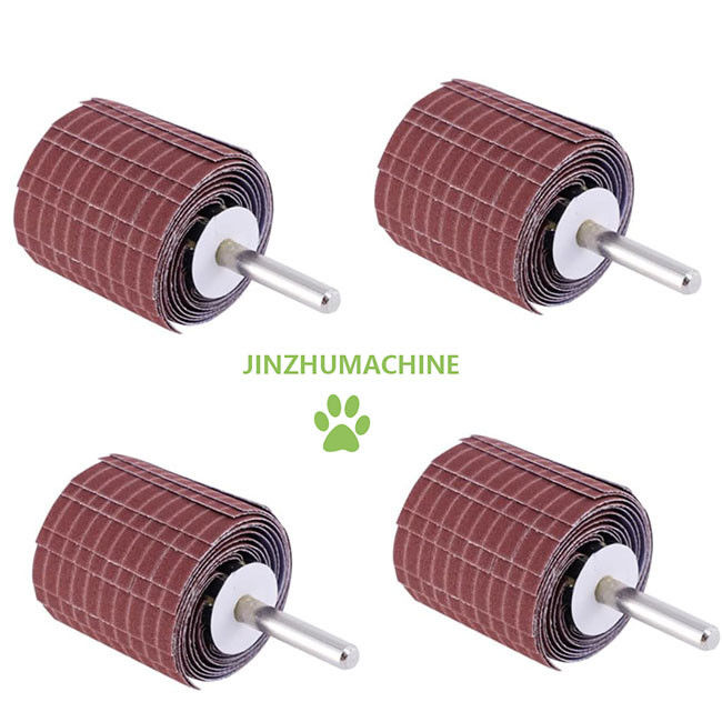 Polishing Consumables Durable Flap Wheels Emery Cloth 250*50 Mm Grit 240 Abrasive Wire Flap Wheel for Grinding Polishing