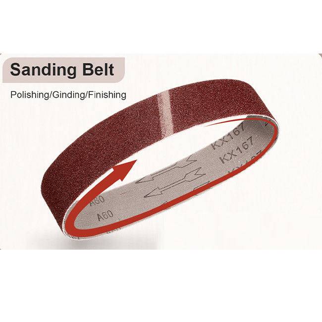 Durable Metal Sand Paper Aluminum Oxide Abrasive Grinding Sanding Abrasive Belt Polishing Abrasive Sanding Belts