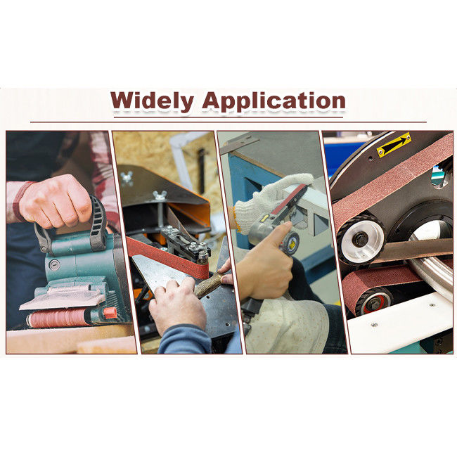 Durable Metal Sand Paper Aluminum Oxide Abrasive Grinding Sanding Abrasive Belt Polishing Abrasive Sanding Belts