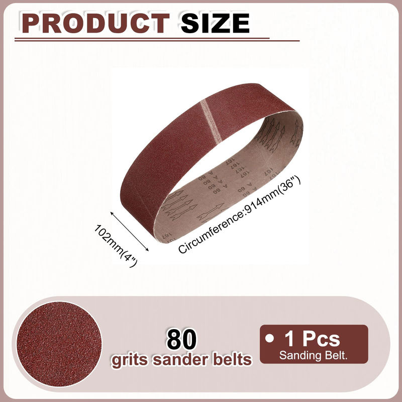 Durable Metal Sand Paper Aluminum Oxide Abrasive Grinding Sanding Abrasive Belt Polishing Abrasive Sanding Belts