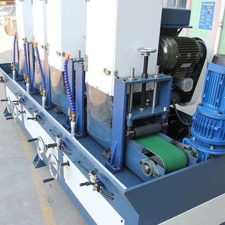 150mm 2 Grinding Conveyor Type Water Drawing Machine Belt Grinder Machines With Water Sanding Machine