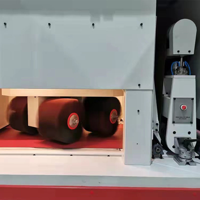 Explosion Proof Stainless Steel Deburring Wide Belt Plane Metal Grinding Machine Sand Belt Metal Deburring Machine