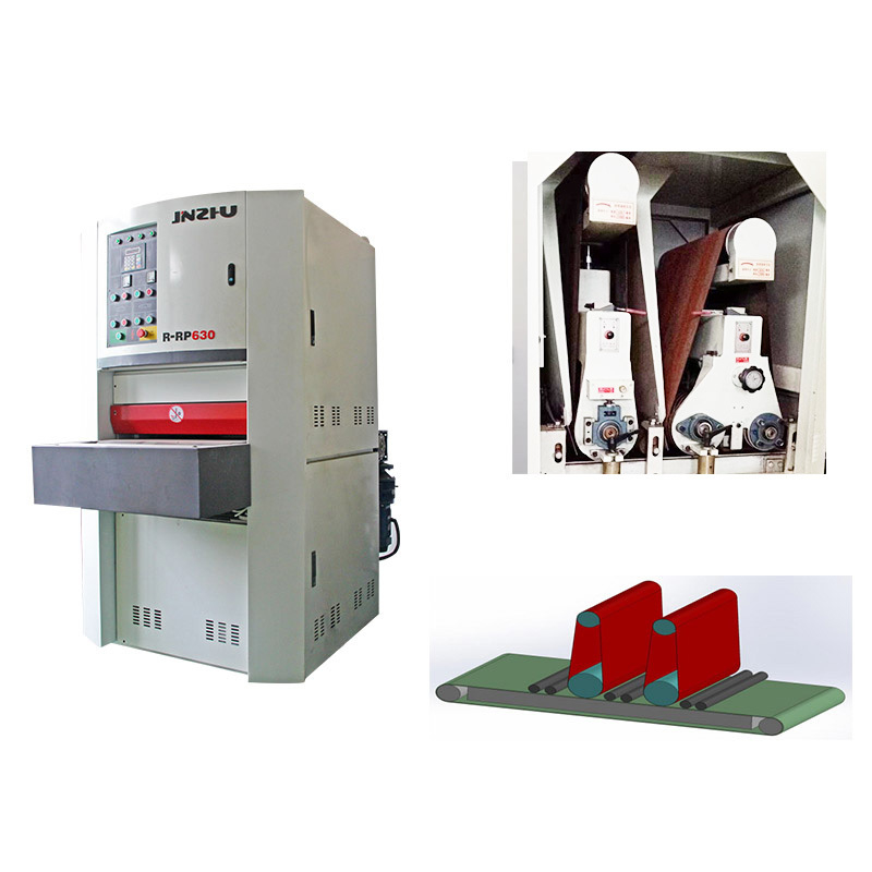 400mm Wide Belt Sander Woodworking Surface Polishing Machine Machinery Wide Belt Sander Sanding Machine for Metal Sheet