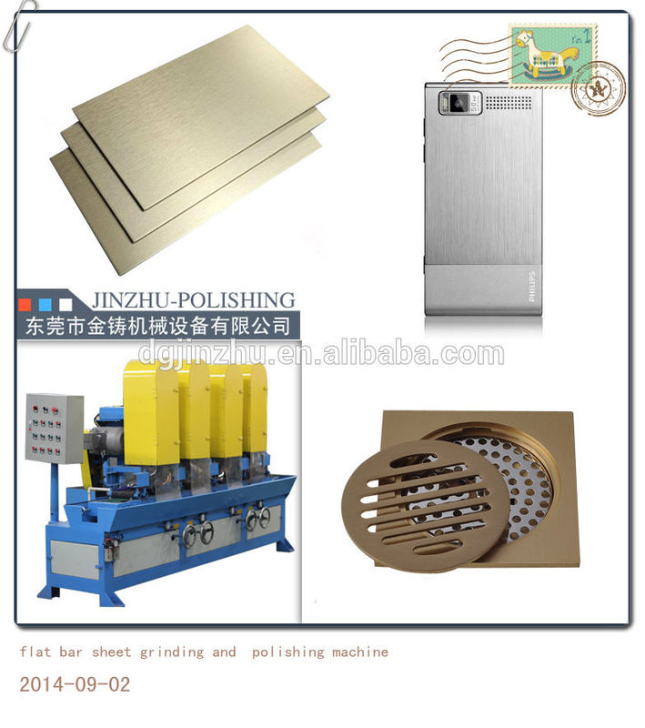 wet type square tube grinding machine flat bar grinding machine