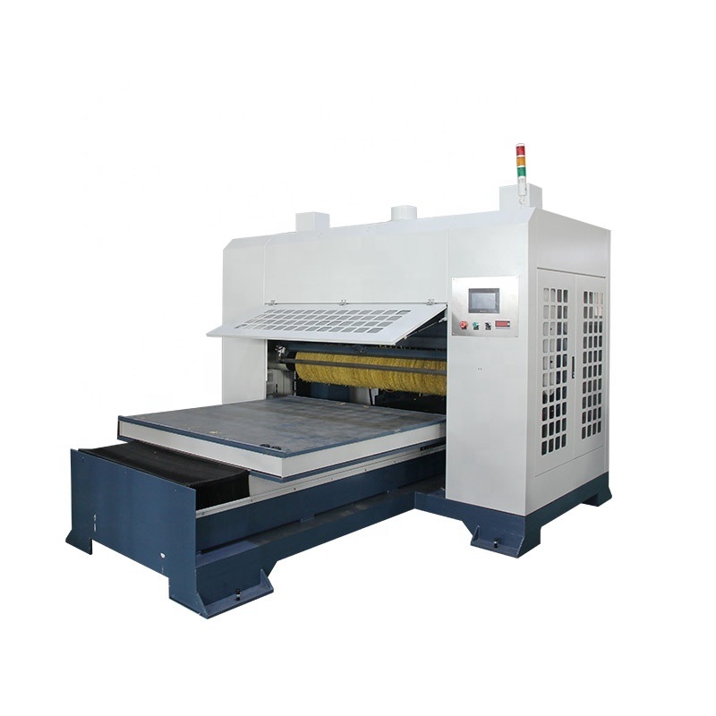 15kw Power Flat Polishing Machine with 2800r/min Spindle Speed and 1500mm Advance and Retreat Stroke for Stainless Steel Sheet Mirror Polishing
