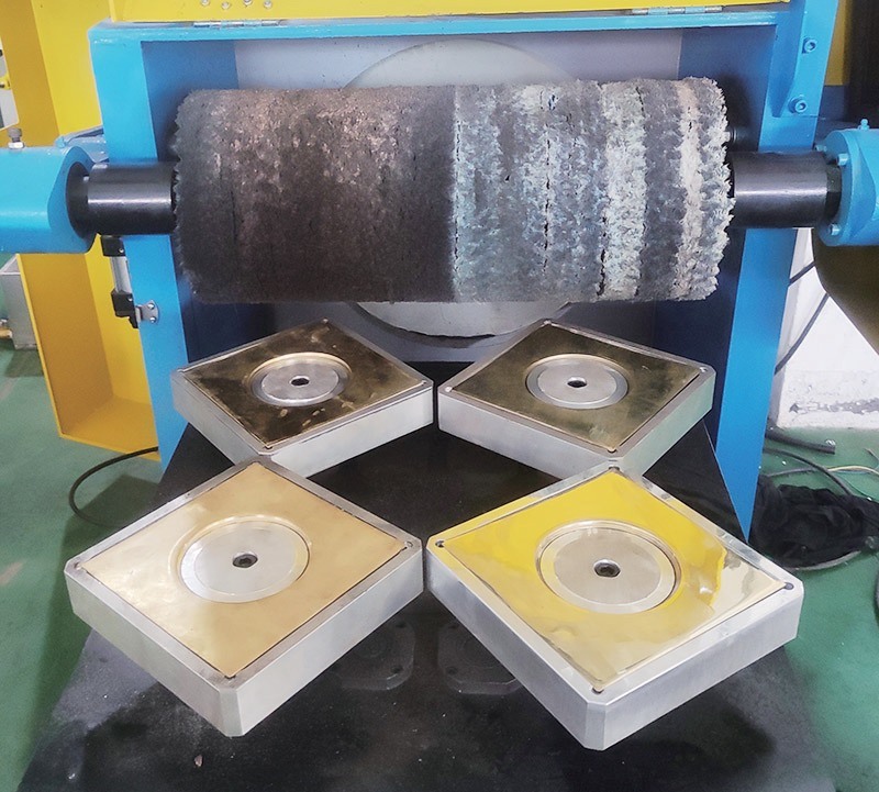 Automatic Metal Polishing Machine with 600x400x800mm Workpiece Size for Hairline Effect and Swing Guide Rail