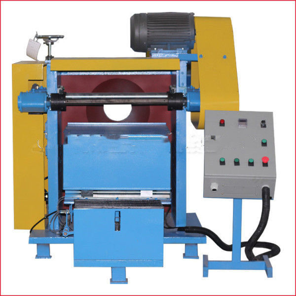 Metal Plate Metal Buffing Machine 7.5kw Main Motor 600*600mm Work Table Width