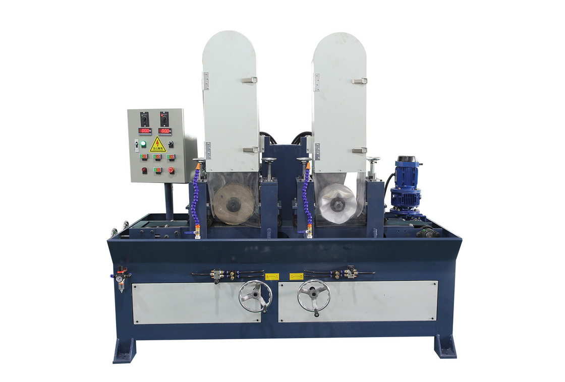Metal stainless steel lock panel 150mm wide 2 grinding heads water sander metal belt sanding machine