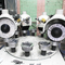 6 Grinding Head Mirror Polishing Machine Rotary Buffing For Metal Lock Panel Brass